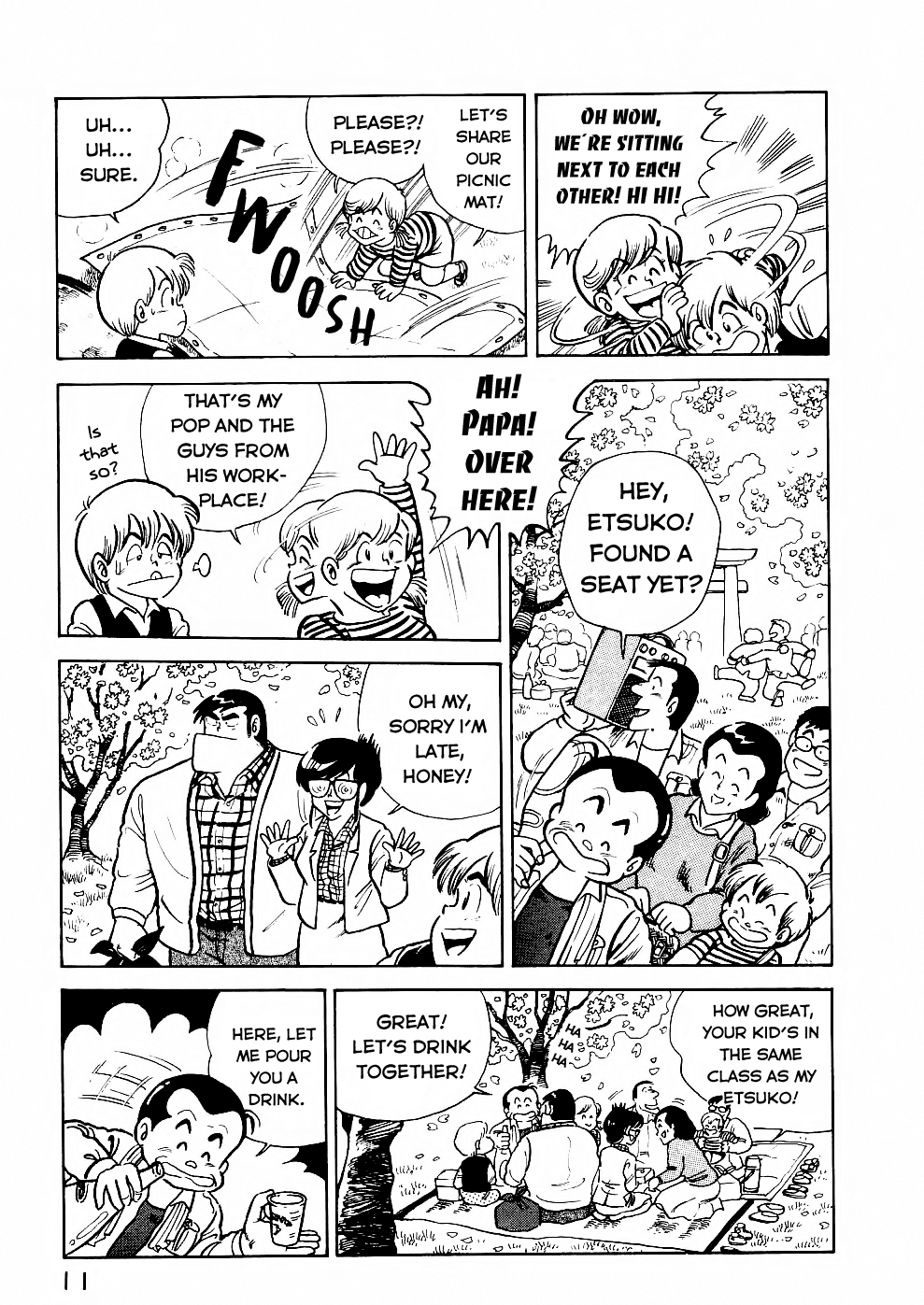 Cooking Papa Chapter 25 page 11 - Chapter 25: Spring blossom! Inari sushi for a melancholy night