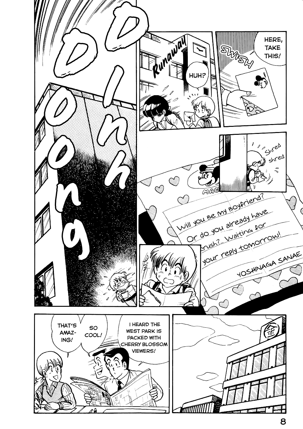 Cooking Papa Chapter 25 page 8 - Chapter 25: Spring blossom! Inari sushi for a melancholy night