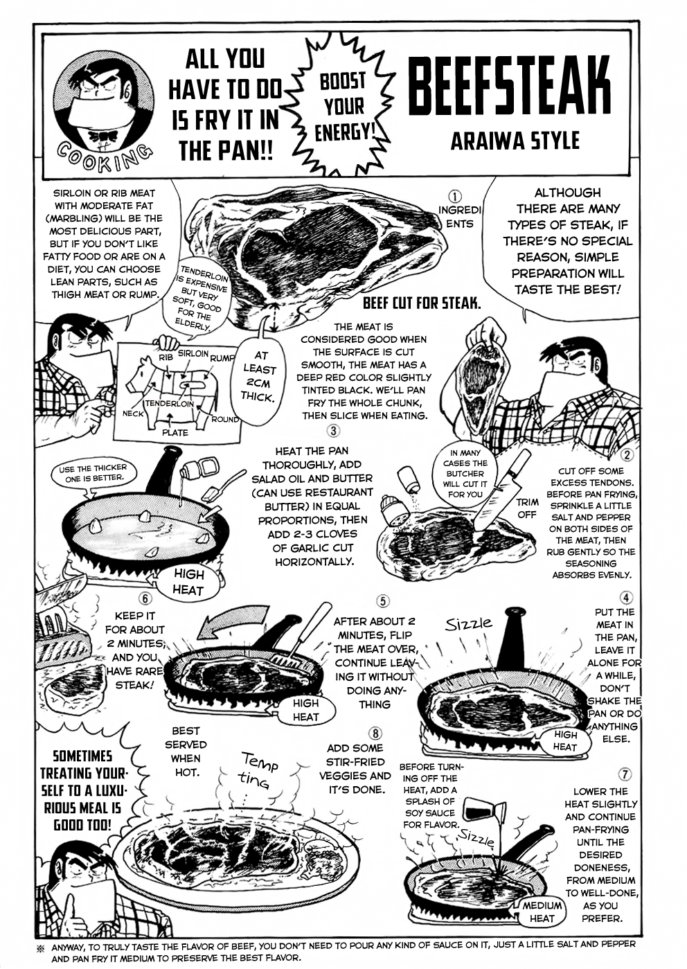 Cooking Papa Chapter 26 page 16 - Chapter 26: Beefsteark - a spirit booster meal no matter what