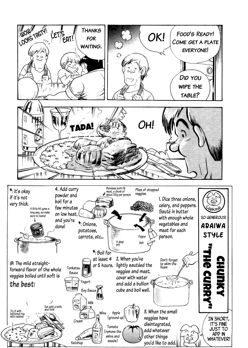 Cooking Papa Chapter 3 page 13 - Chapter 3: Bachelor's Chunky ''The Curry''