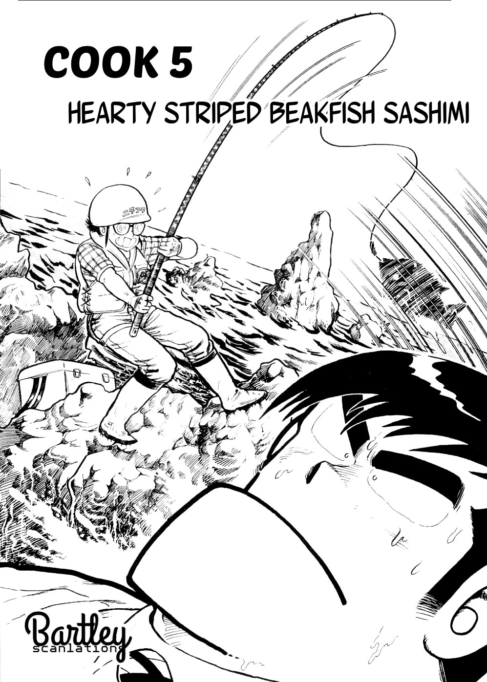 Cooking Papa Chapter 5 page 1 - Chapter 5: Hearty Striped Beakfish Sashimi