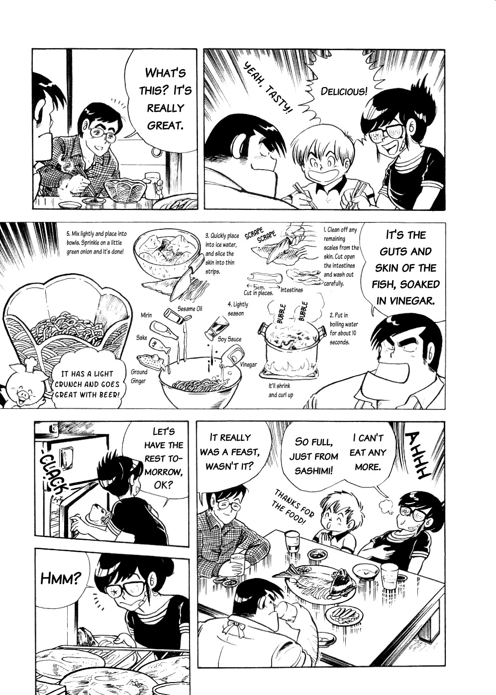 Cooking Papa Chapter 5 page 13 - Chapter 5: Hearty Striped Beakfish Sashimi