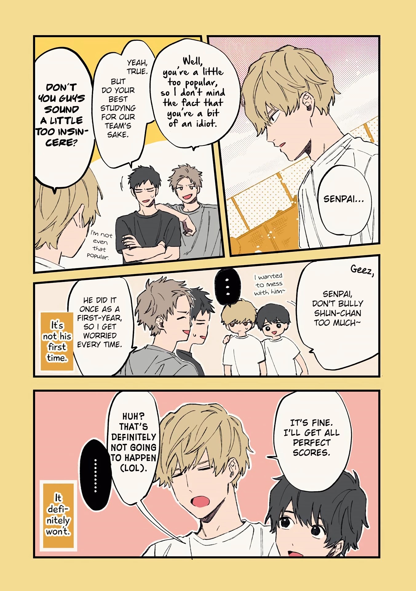 Cool Doji Danshi Chapter 7 page 12 - Chapter 7
