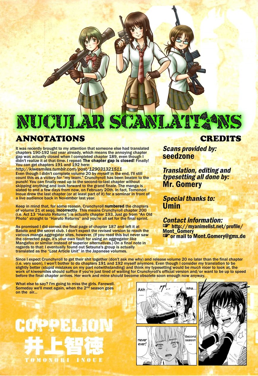 Coppelion Chapter 190 page 37 - Chapter 190: Truce