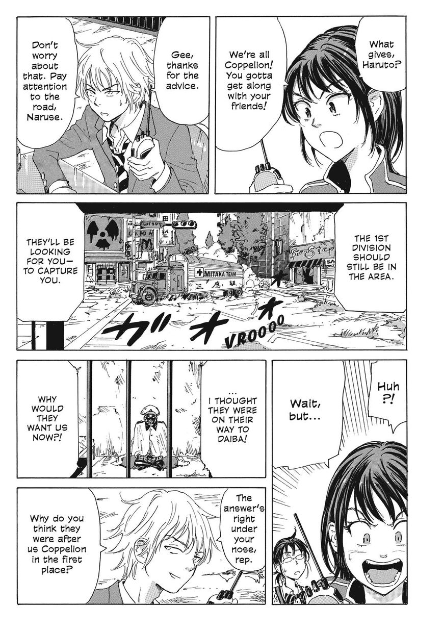 Coppelion Chapter 36 page 7 - Chapter 36: Kanpachi Blockade
