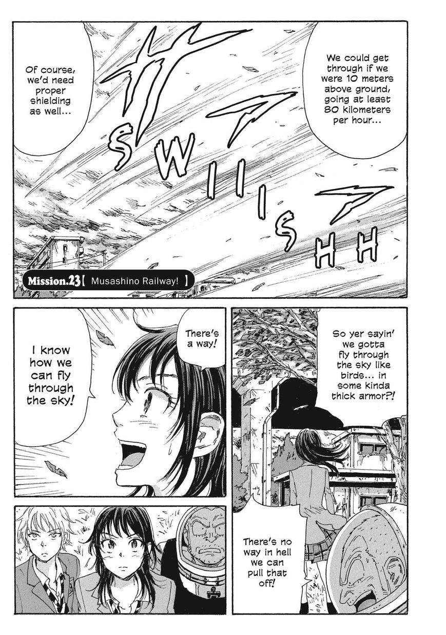 Coppelion Chapter 44 page 1 - Chapter 44: Musashino Railway