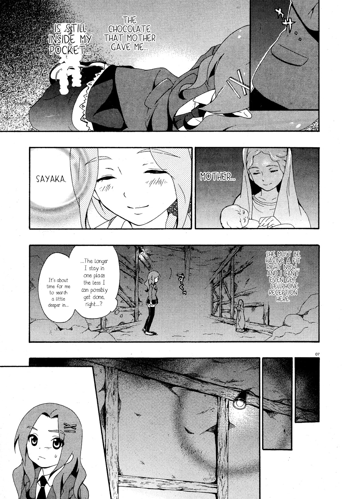 Corpse Party: Book of Shadows Chapter 3 page 7 - Chapter 3: Ooue Sayaka