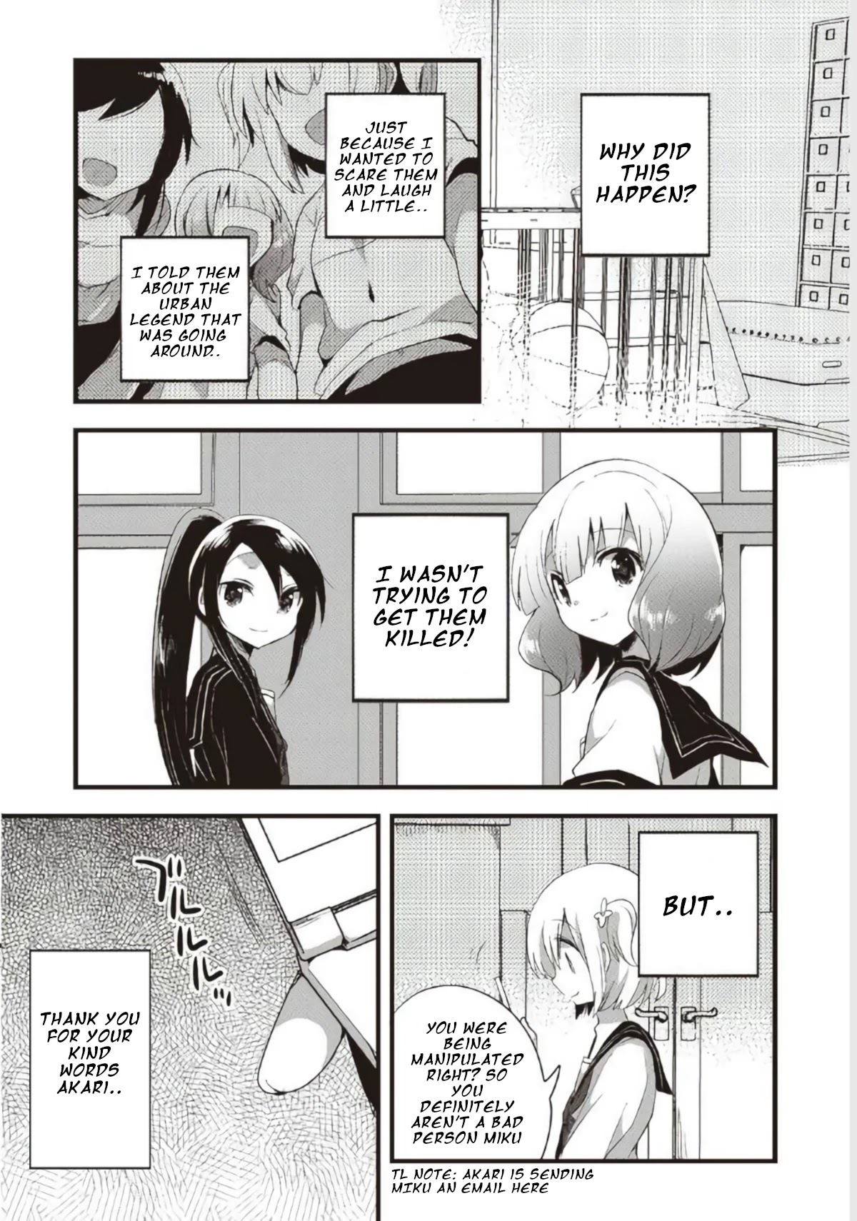 Corpse Party Cemetery 0 - Kaibyaku no Ars Moriendi Chapter 10 page 4 - Chapter 10: Girl Meets Girl
