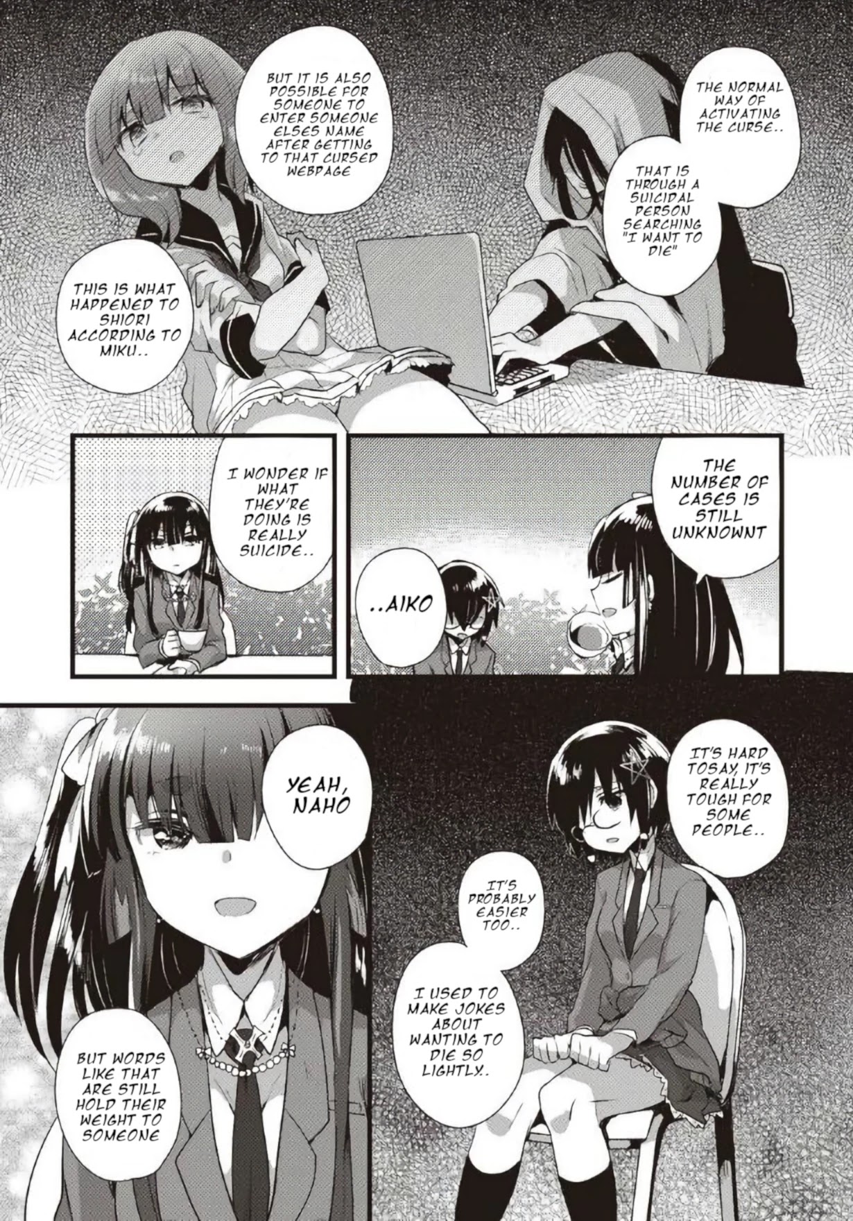 Corpse Party Cemetery 0 - Kaibyaku no Ars Moriendi Chapter 11 page 12 - Chapter 11: Rival