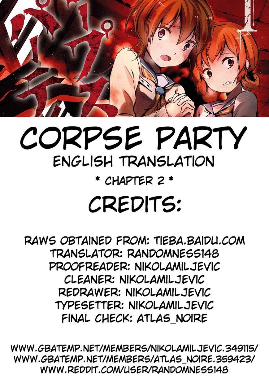Corpse Party Chapter 2 page 39 - Chapter 2 : Curse #2 - Beginning of a Tragedy