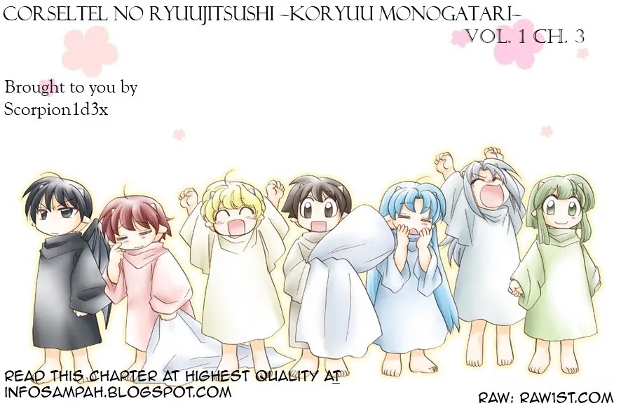 Corseltel no Ryuujitsushi - Koryuu Monogatari Chapter 3 page 1 - Chapter 3: A Surprising News
