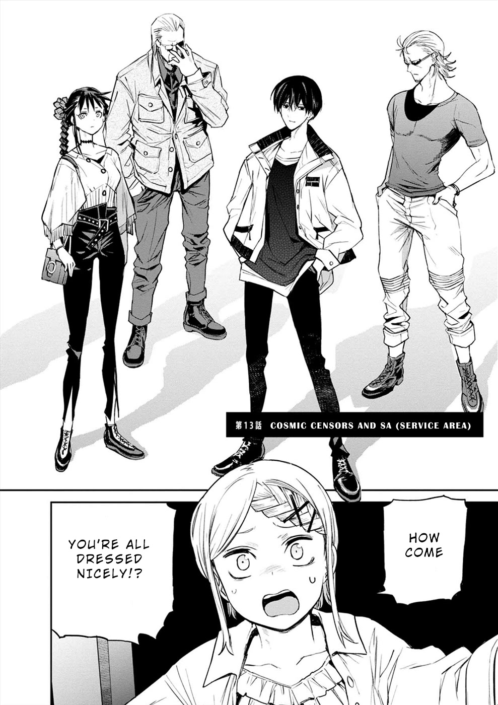 Cosmic Censorship Chapter 13 page 2 - Chapter 13: Cosmic Censors and SA (Service Area)
