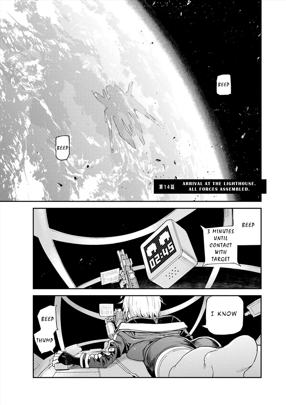 Cosmic Censorship Chapter 14 page 1 - Chapter 14: Arrival at the Lighthouse. All Forces Assembled.
