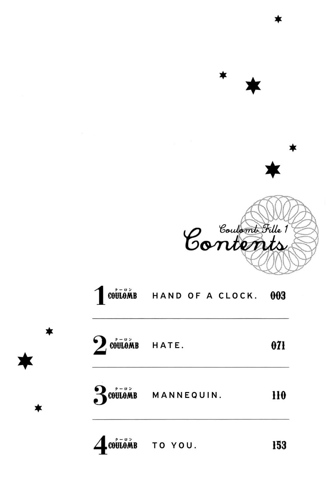 Coulomb Fille Chapter 1 page 4 - Chapter 1: Hand of a clock.