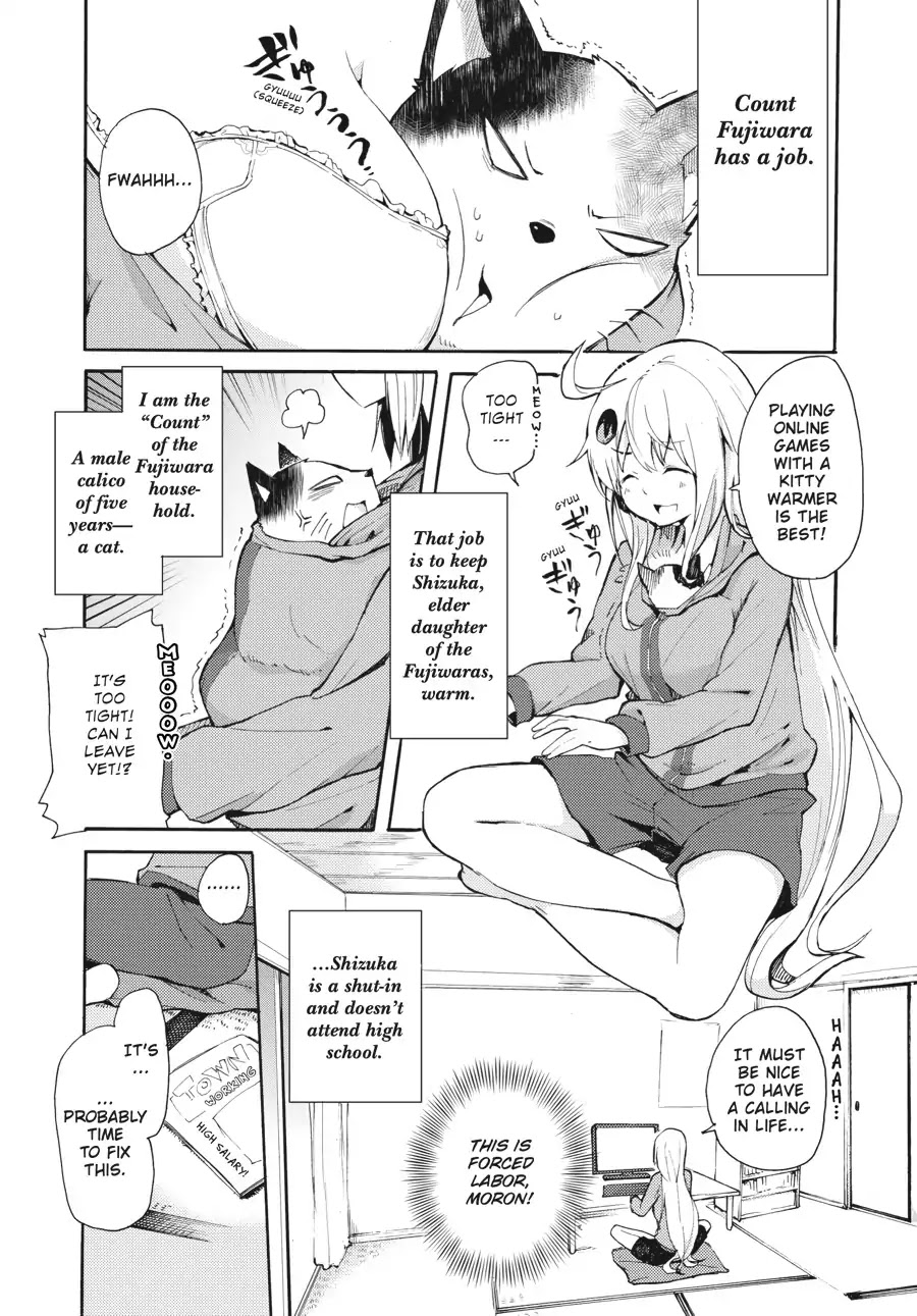 Count Fujiwara's Suffering Chapter 3 page 1 - Chapter 3: The Count and the HelloWorker