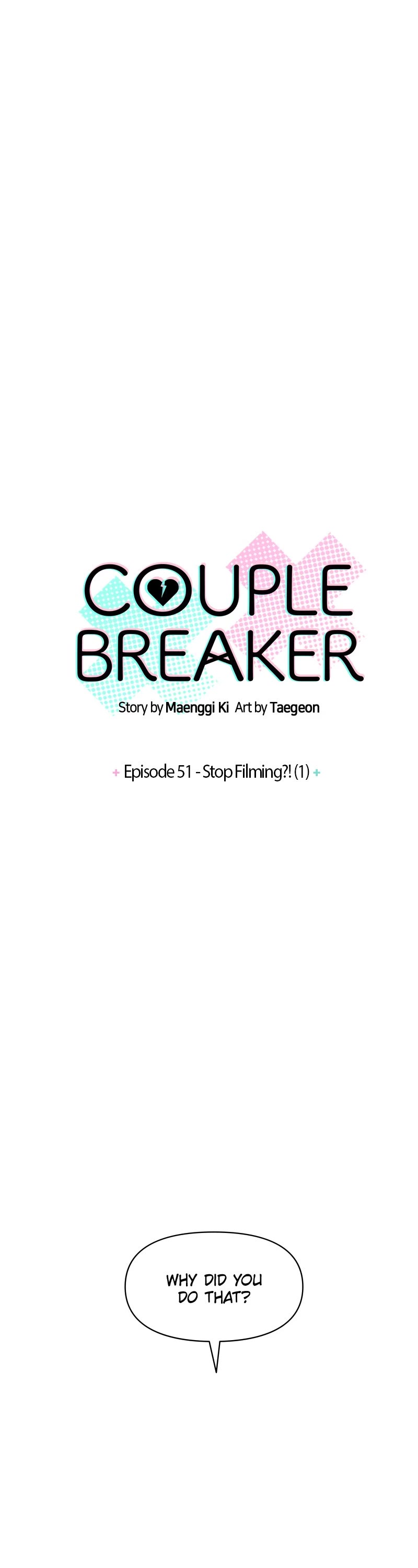 Couple Breaker Chapter 51 page 4 - Chapter 51: Ep. 51 - Stop Filming?! (1)