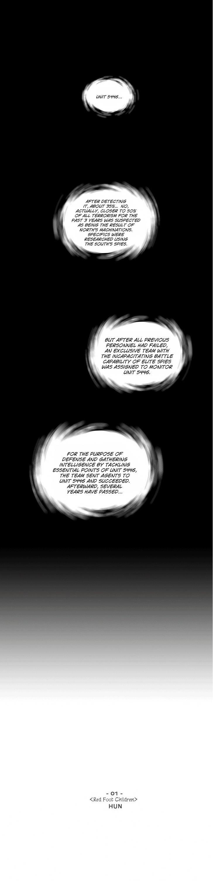 Covertly Gloriously Uniquely Chapter 1 page 1 - Chapter 1 : Red Foot Children