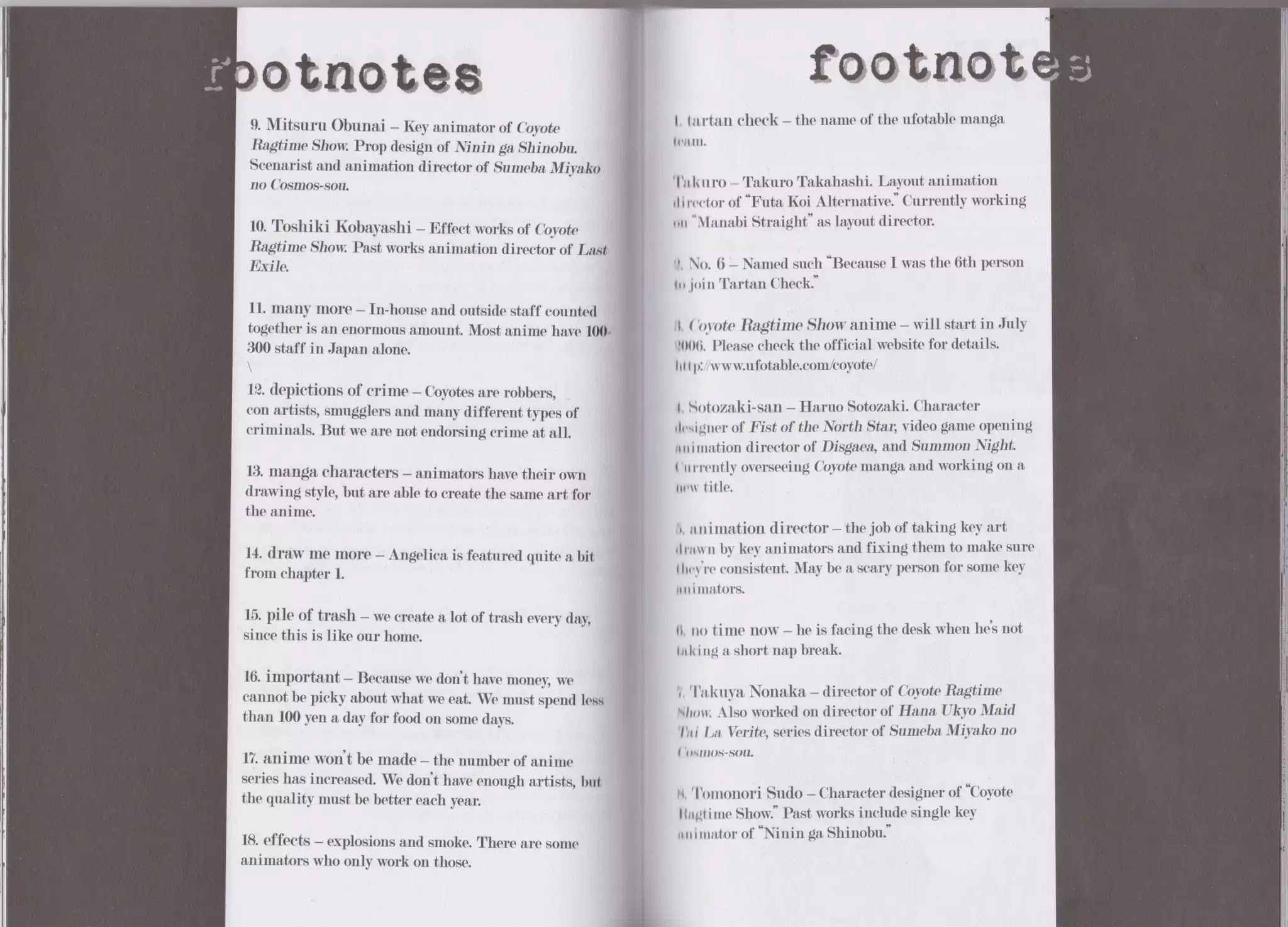 Coyote Ragtime Show Chapter 9.5 page 13 - Vol.2 Extra