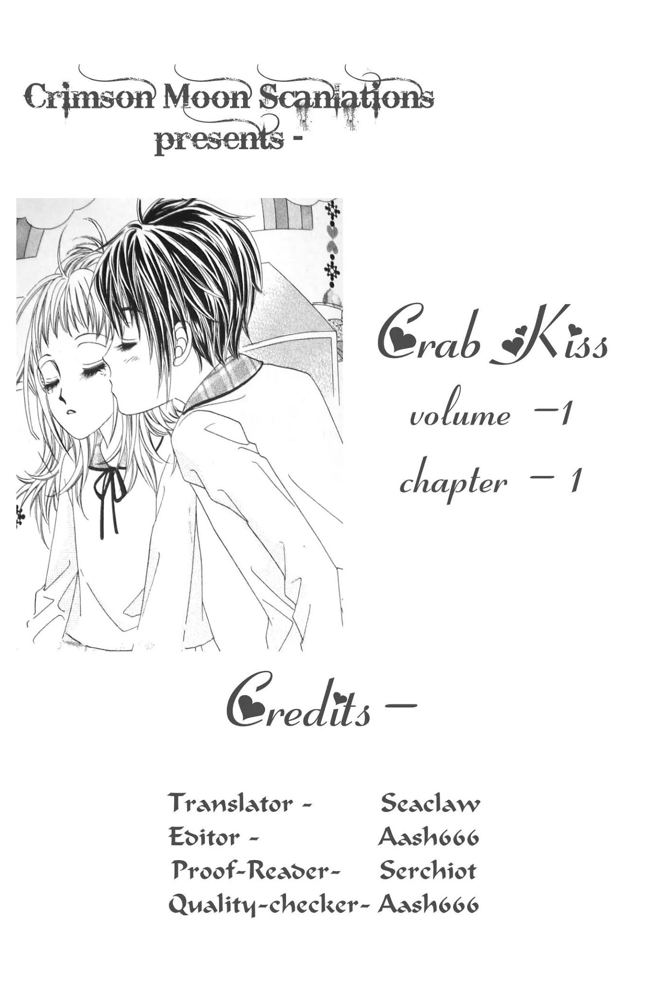 Crab Kiss Chapter 1 page 2 - Chapter 1