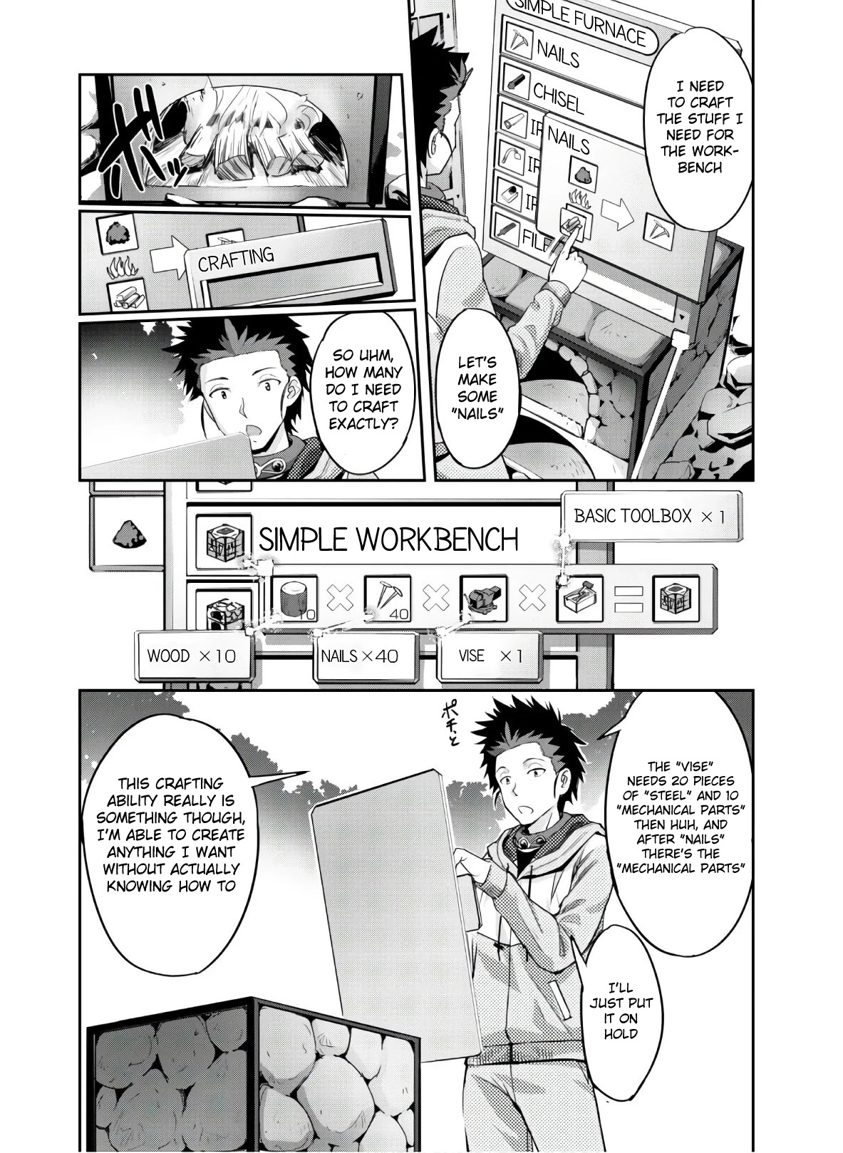 Craft Game no Nouryoku de Isekai Kouryaku!! Chapter 4 page 4 - Chapter 4