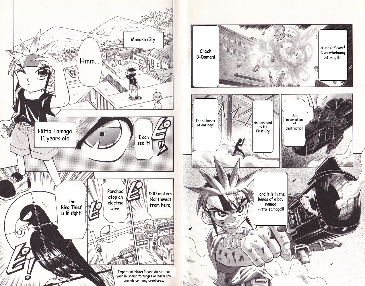 Crash B-Daman Chapter 1 page 5 - Chapter 1: Magnum Ifrit's First Cry