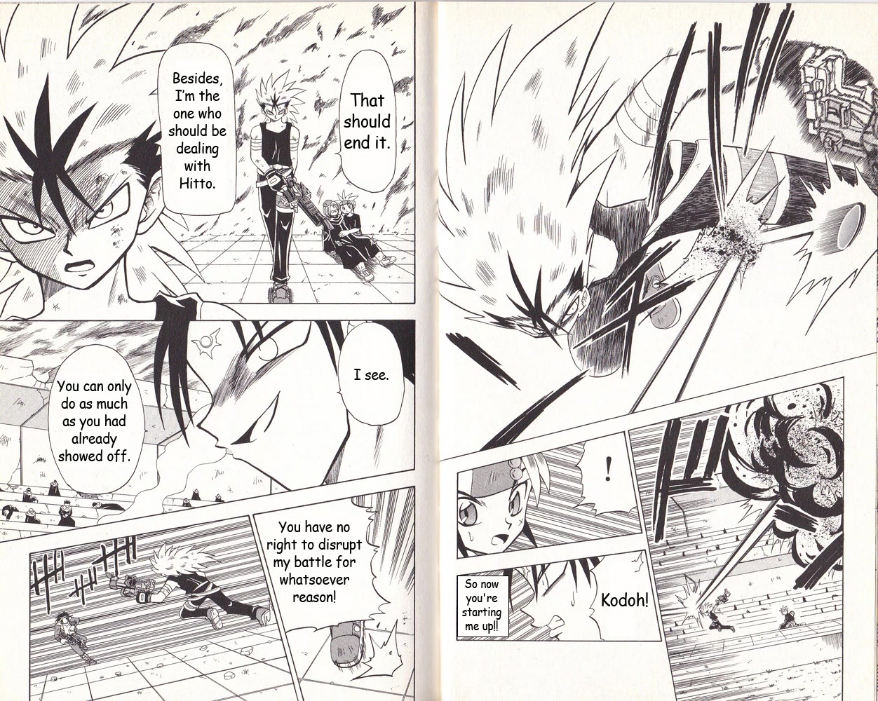 Crash B-Daman Chapter 10 page 10 - Chapter 10: Magajin Tournament, Great Melee!