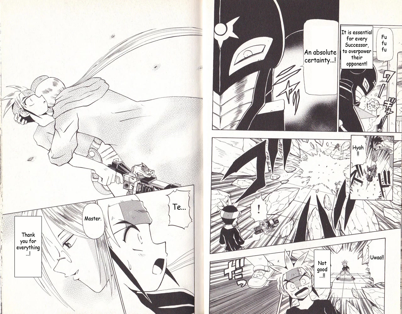 Crash B-Daman Chapter 10 page 8 - Chapter 10: Magajin Tournament, Great Melee!