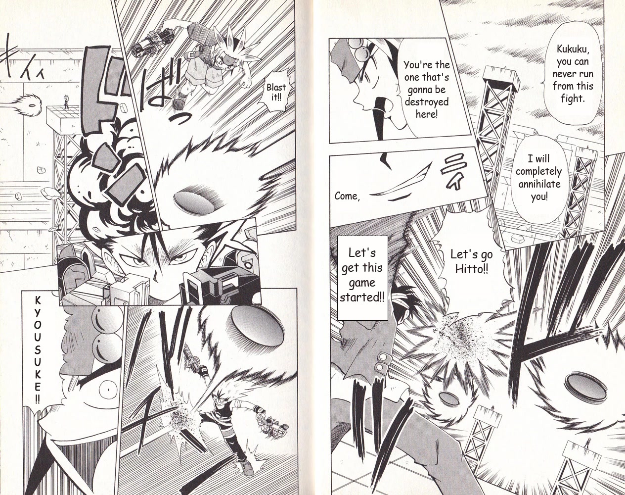 Crash B-Daman Chapter 11 page 5 - Chapter 11: The Power of Anger, Critical Hit!!