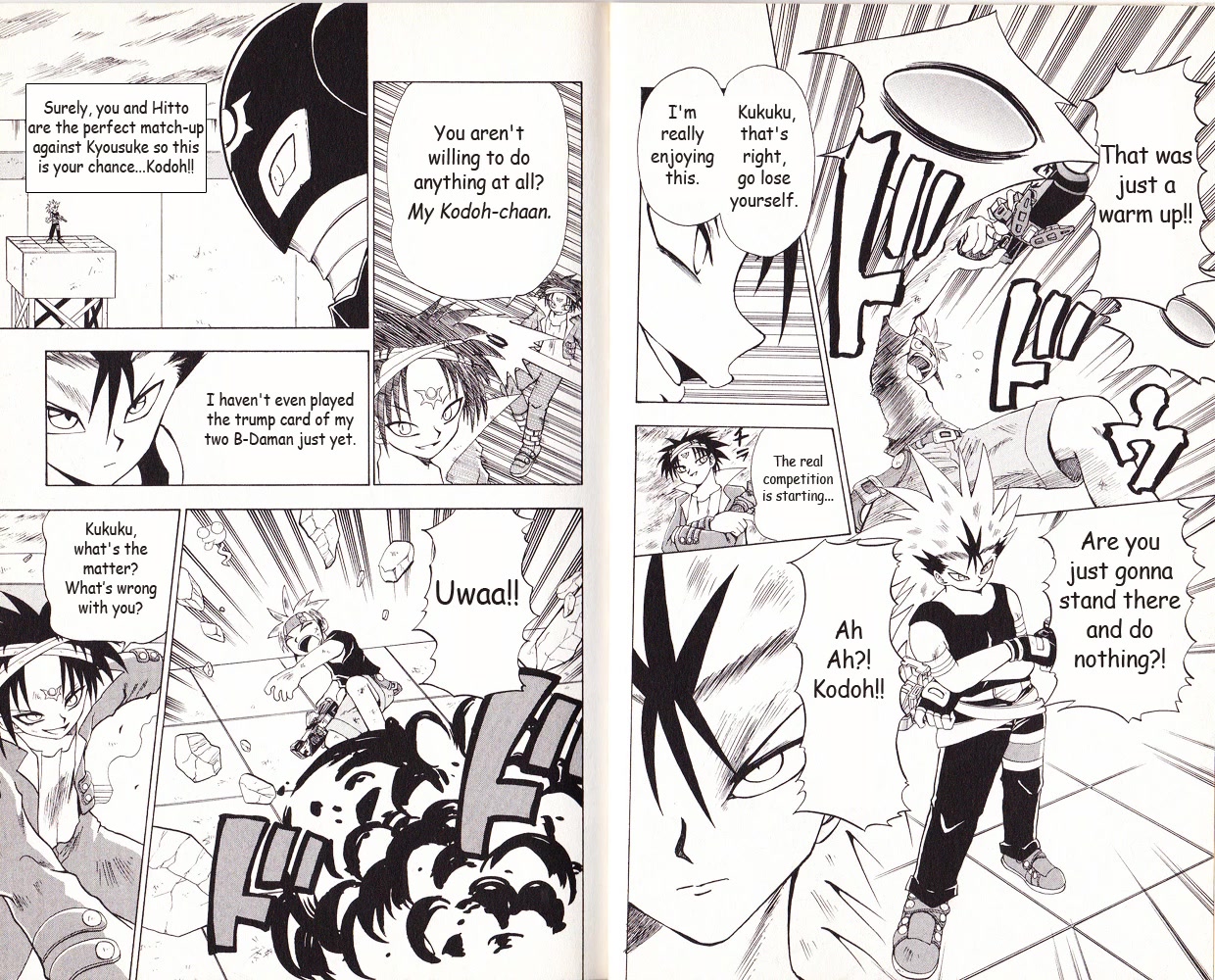 Crash B-Daman Chapter 11 page 8 - Chapter 11: The Power of Anger, Critical Hit!!