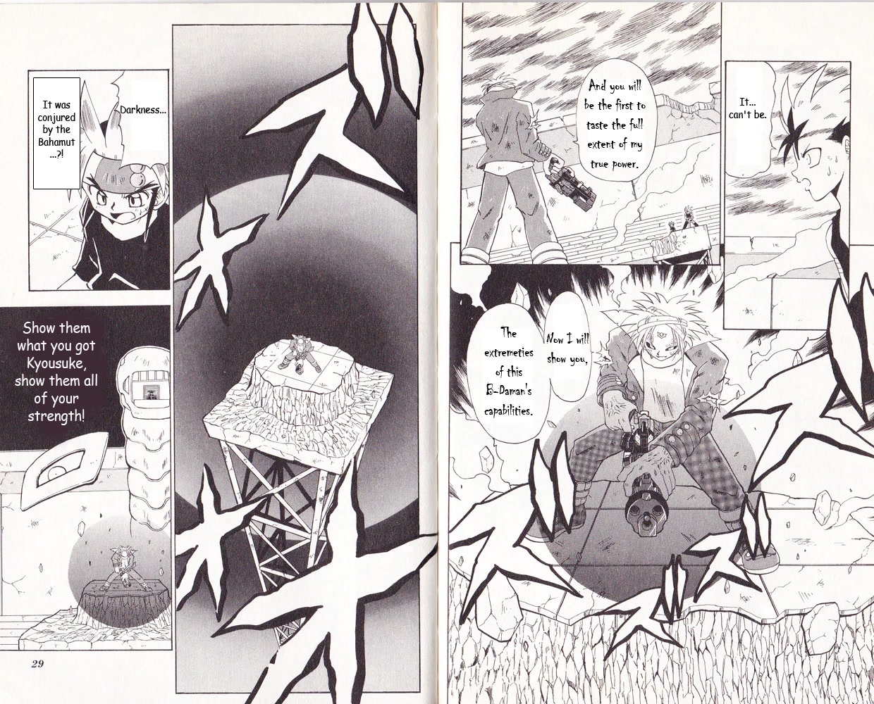 Crash B-Daman Chapter 12 page 14 - Chapter 12: Clash!! Kodoh VS Kyousuke