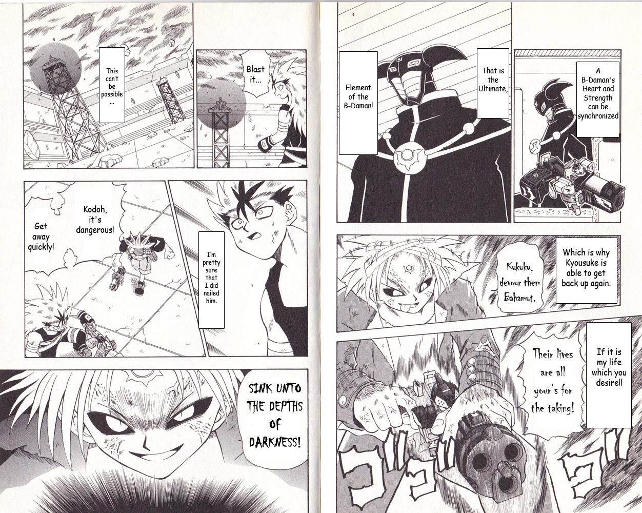 Crash B-Daman Chapter 12 page 15 - Chapter 12: Clash!! Kodoh VS Kyousuke