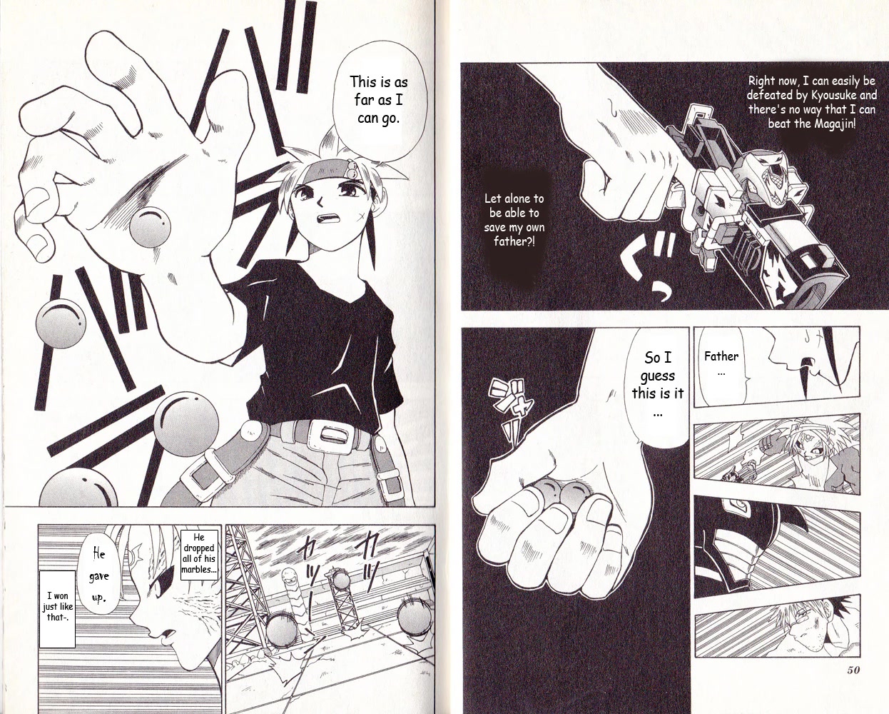 Crash B-Daman Chapter 13 page 8 - Chapter 13: Opposing True Power