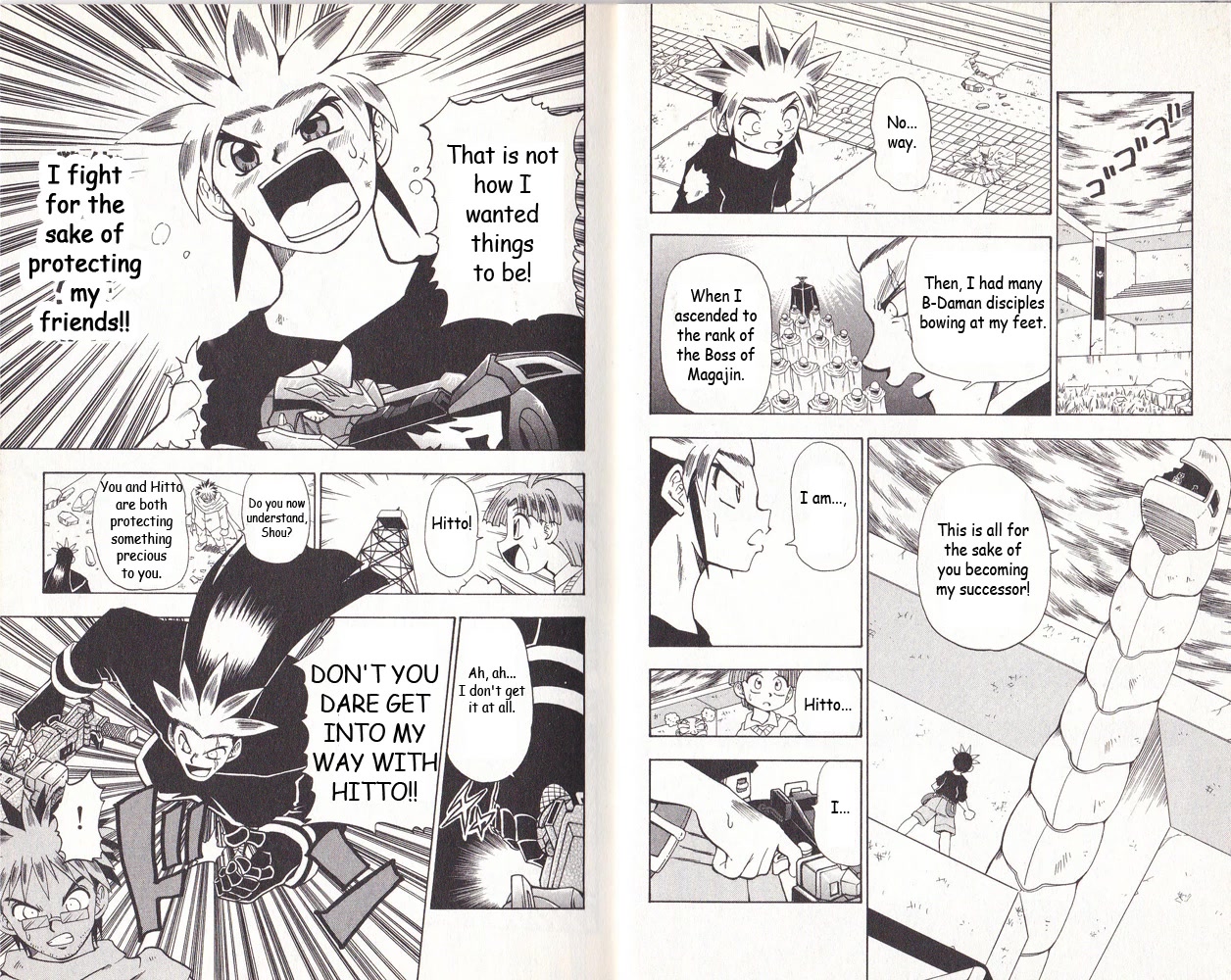 Crash B-Daman Chapter 15 page 6 - Chapter 15: Protecting what matters the most...