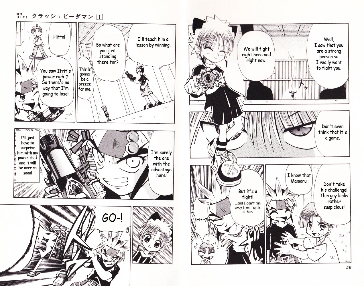 Crash B-Daman Chapter 2 page 2 - Chapter 2: With Heart and Strength Altogether