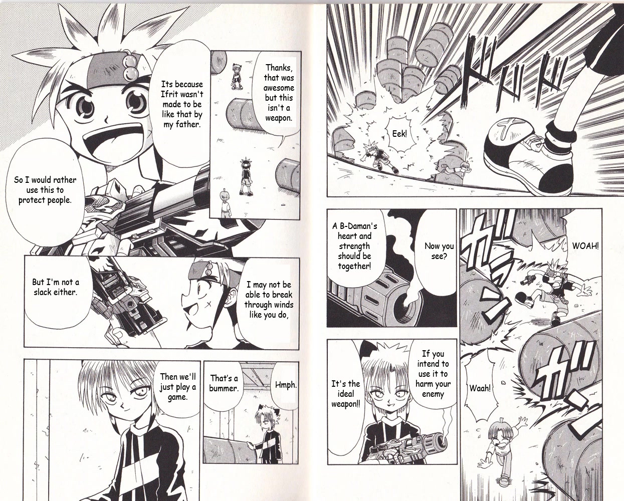 Crash B-Daman Chapter 2 page 4 - Chapter 2: With Heart and Strength Altogether