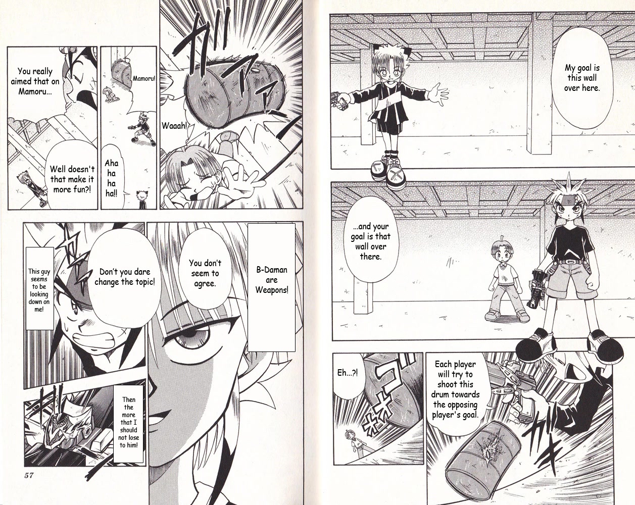 Crash B-Daman Chapter 2 page 5 - Chapter 2: With Heart and Strength Altogether