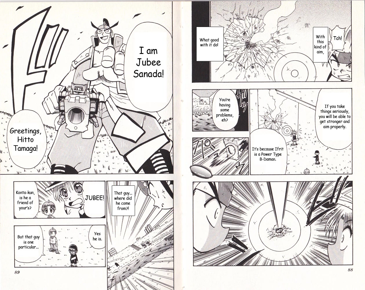 Crash B-Daman Chapter 3 page 4 - Chapter 3: The Clash of Power and Control!!