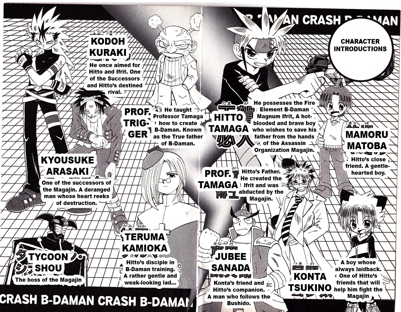 Crash B-Daman Chapter 6 page 3 - Chapter 6: The Secret Story of B-Daman Creation!