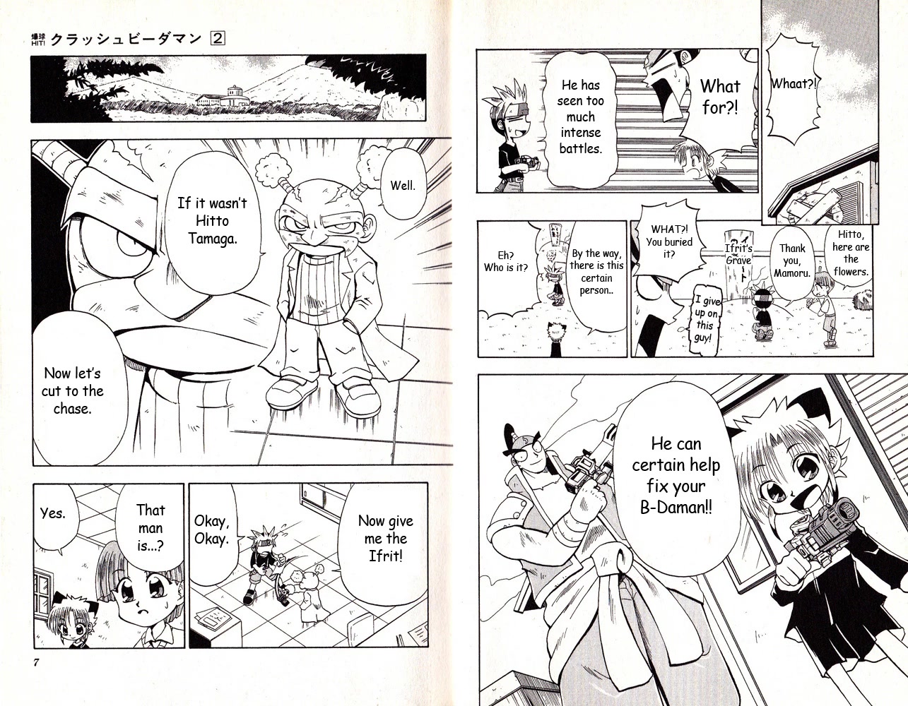 Crash B-Daman Chapter 6 page 5 - Chapter 6: The Secret Story of B-Daman Creation!