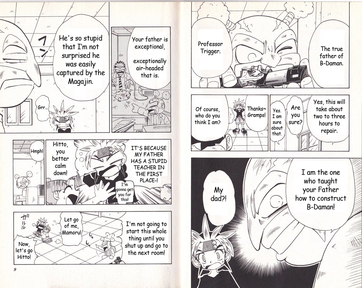 Crash B-Daman Chapter 6 page 6 - Chapter 6: The Secret Story of B-Daman Creation!