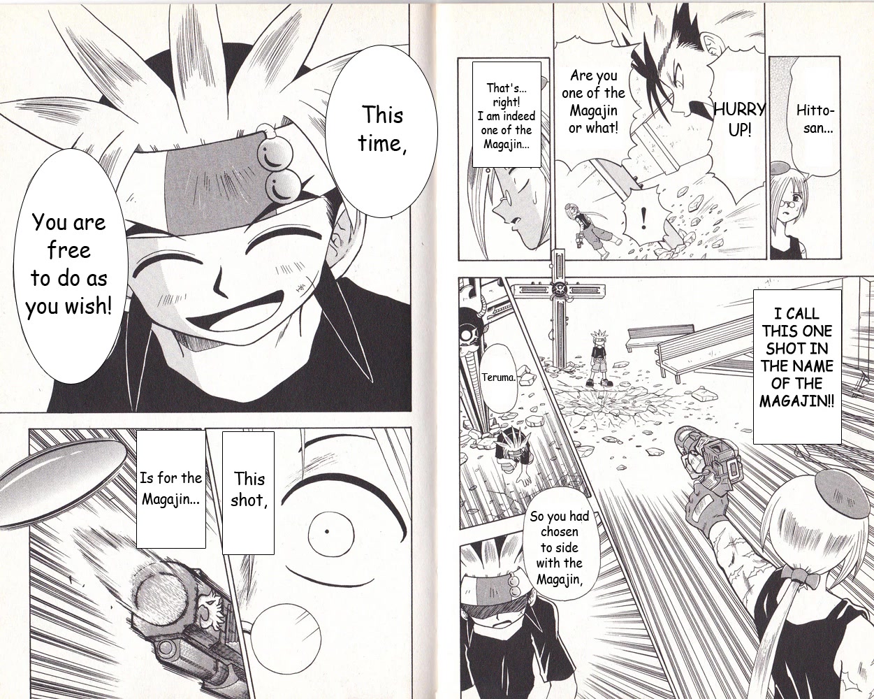 Crash B-Daman Chapter 8 page 12 - Chapter 8: Shock! An Assassin from Magajin!!