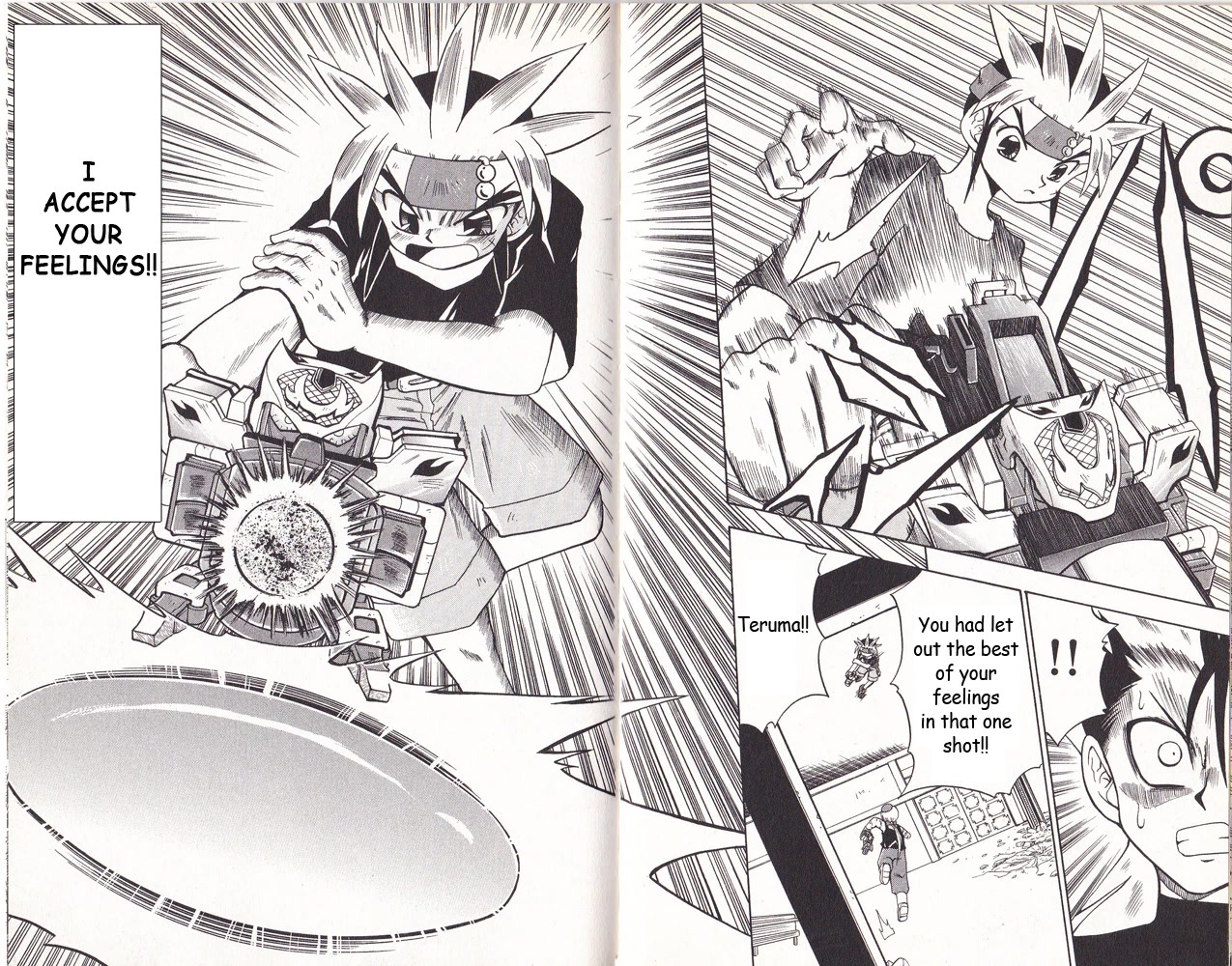 Crash B-Daman Chapter 8 page 14 - Chapter 8: Shock! An Assassin from Magajin!!