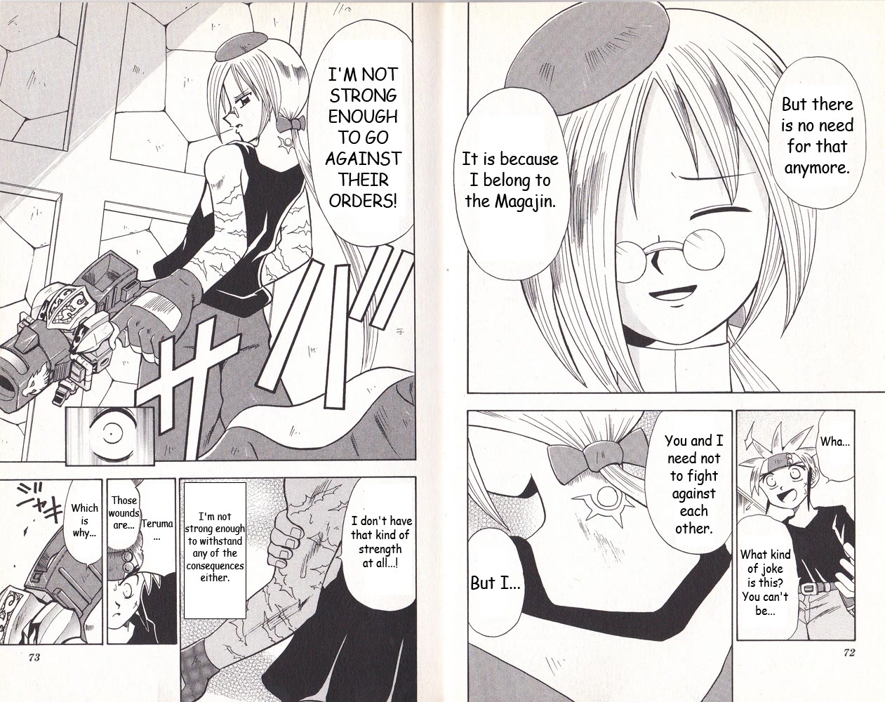 Crash B-Daman Chapter 8 page 5 - Chapter 8: Shock! An Assassin from Magajin!!