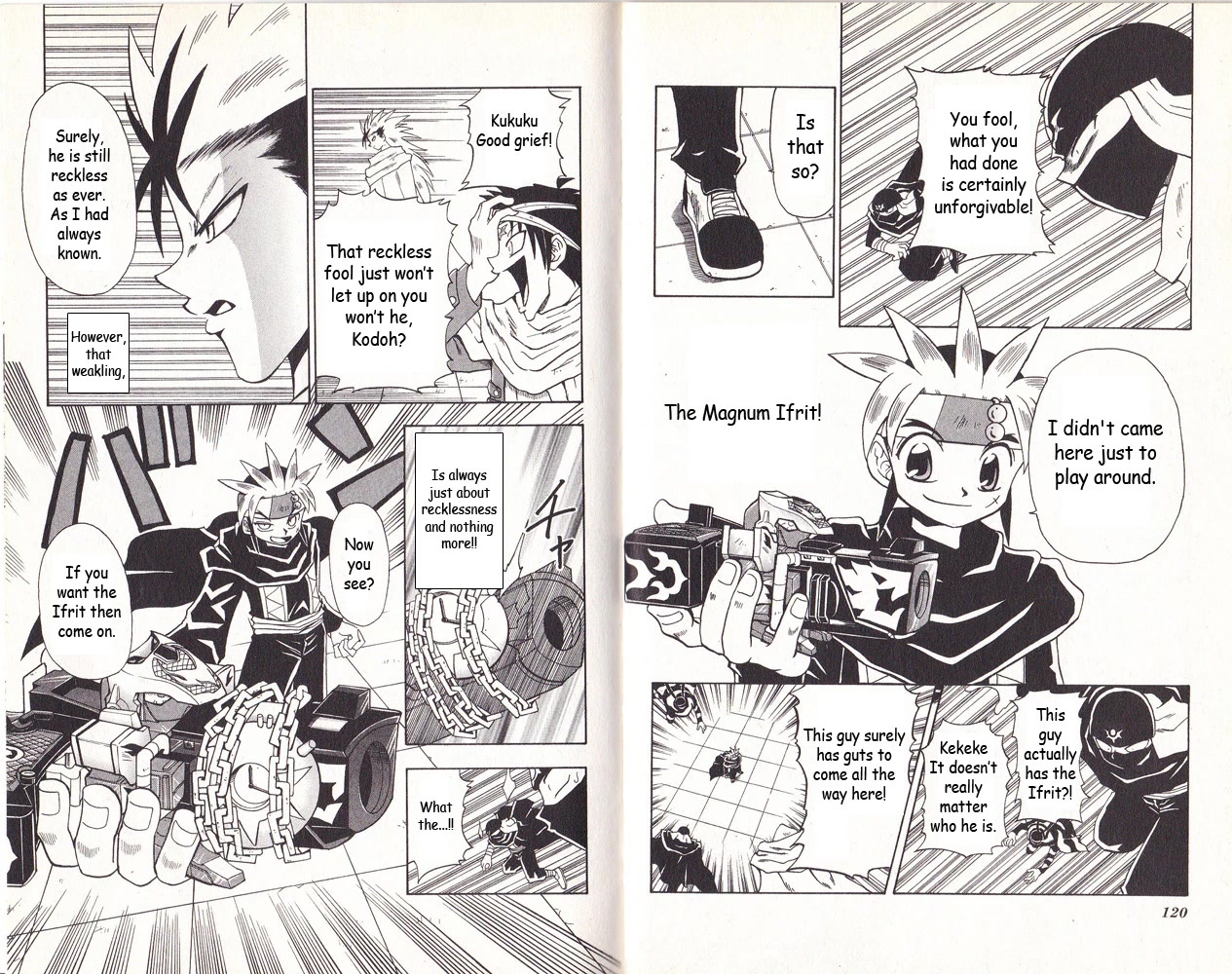 Crash B-Daman Chapter 9 page 13 - Chapter 9: Infiltration!! Into the Assassin Organization Magajin