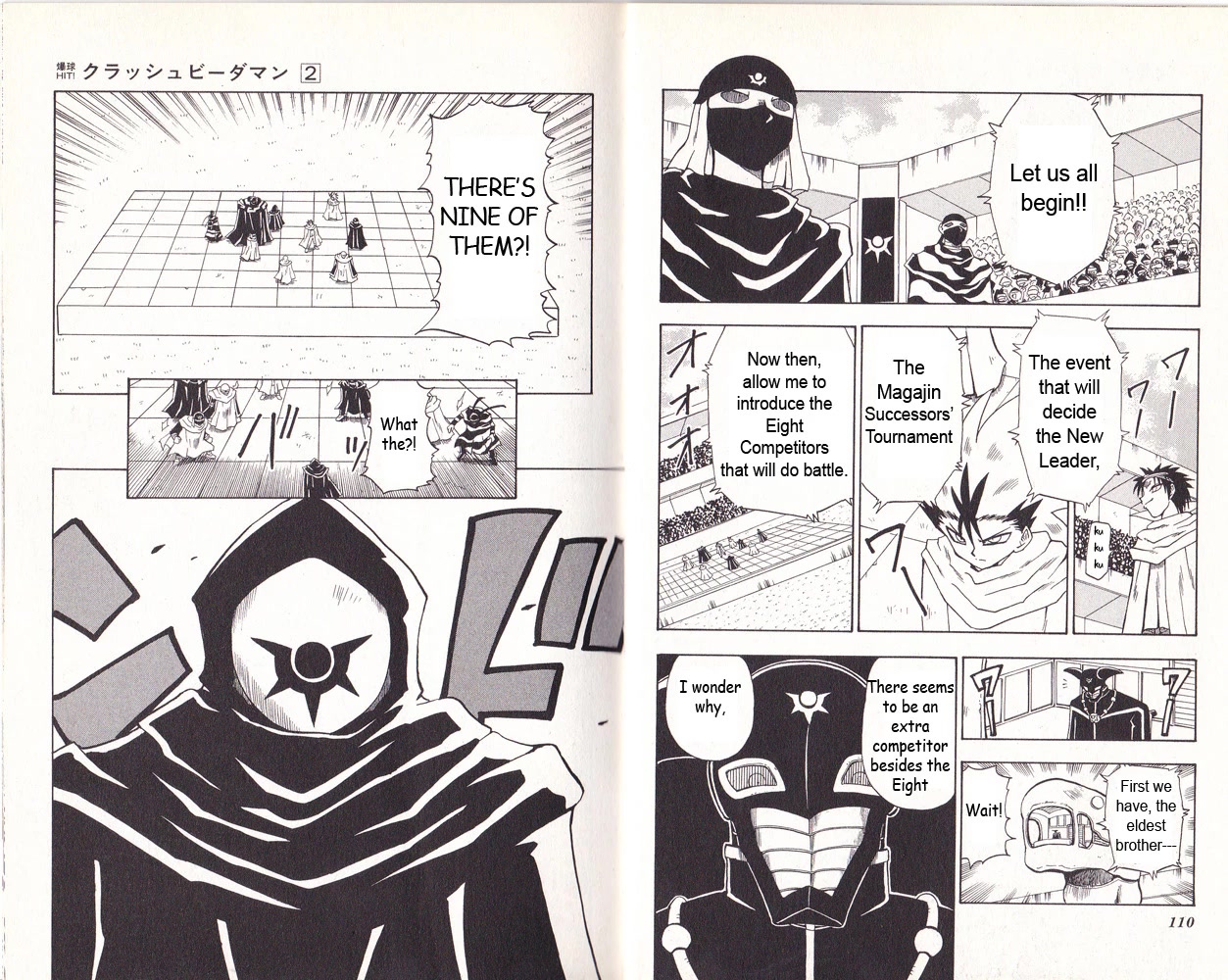 Crash B-Daman Chapter 9 page 8 - Chapter 9: Infiltration!! Into the Assassin Organization Magajin