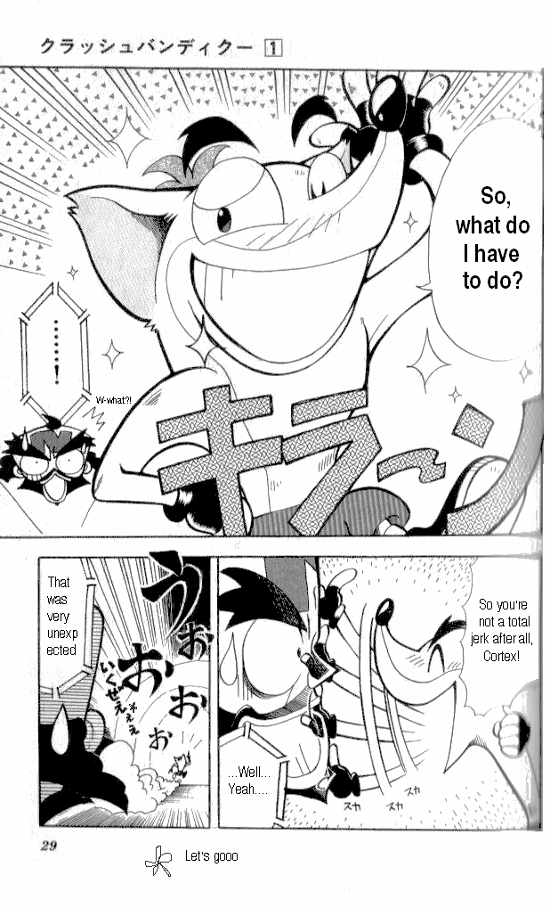 Crash Bandicoot: Dance! De Jump! Na Daibouken Chapter 1.2 page 24 - Chapter 1 v2 : I'm the Hero!!