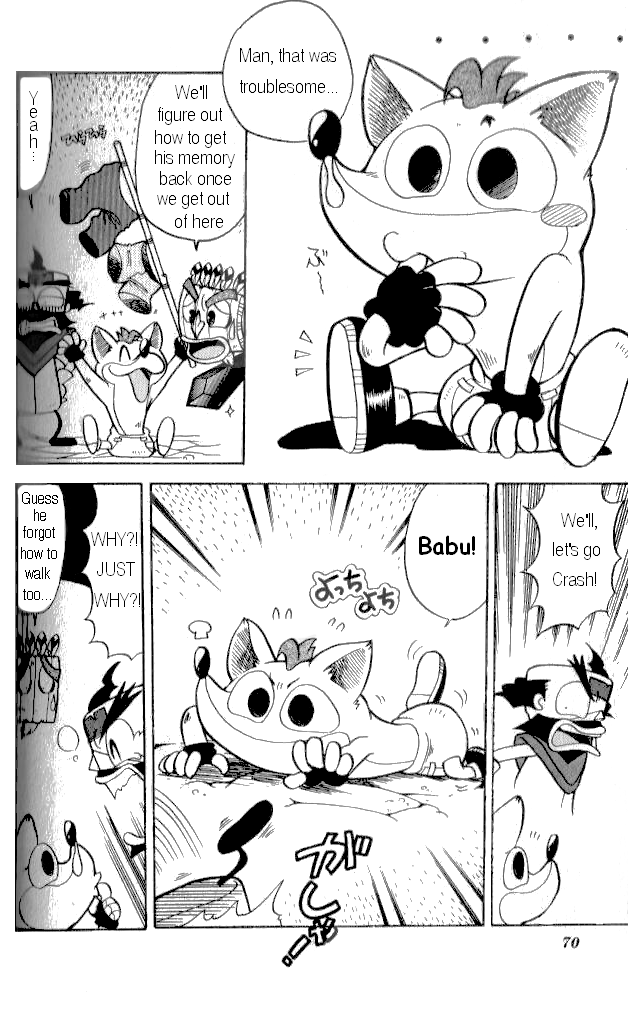 Crash Bandicoot: Dance! De Jump! Na Daibouken Chapter 10.2 page 12 - Chapter 10 v2 : Baby Crash
