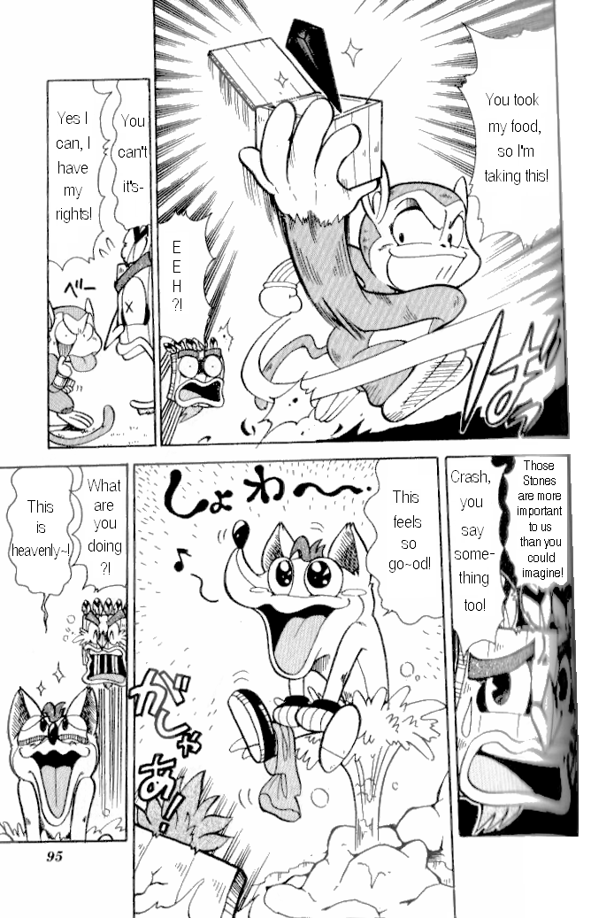 Crash Bandicoot: Dance! De Jump! Na Daibouken Chapter 11.2 page 11 - Chapter 11 v2 : Get Them Back! The Power Stones!