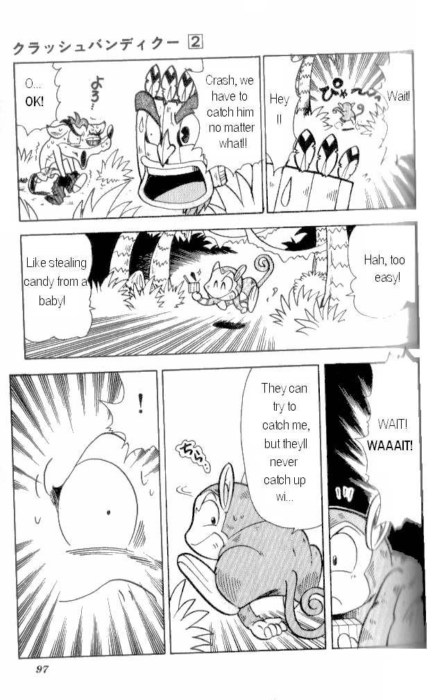 Crash Bandicoot: Dance! De Jump! Na Daibouken Chapter 11.2 page 13 - Chapter 11 v2 : Get Them Back! The Power Stones!