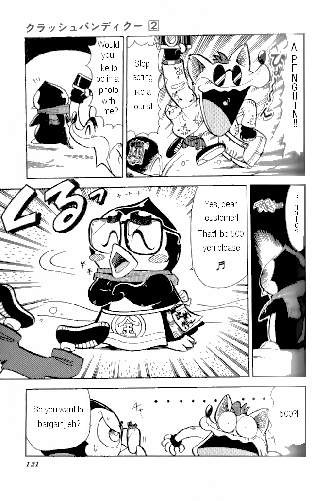 Crash Bandicoot: Dance! De Jump! Na Daibouken Chapter 12.2 page 11 - Chapter 12 v2 : Merrily at the South Pole